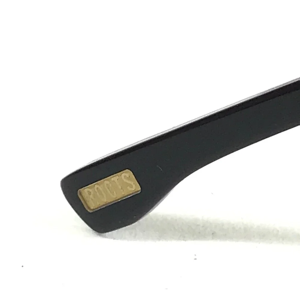 Roots Eyeglasses Frames RT506 Black Grey Rectangular Half Rim 49-17-135
